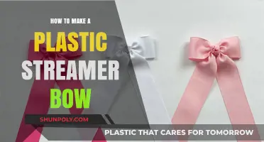 Crafting Perfect Plastic Streamer Bows: Easy DIY Tutorial for Beginners