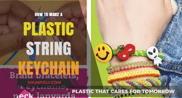 DIY Plastic String Keychain: Easy Crafting Guide for Beginners