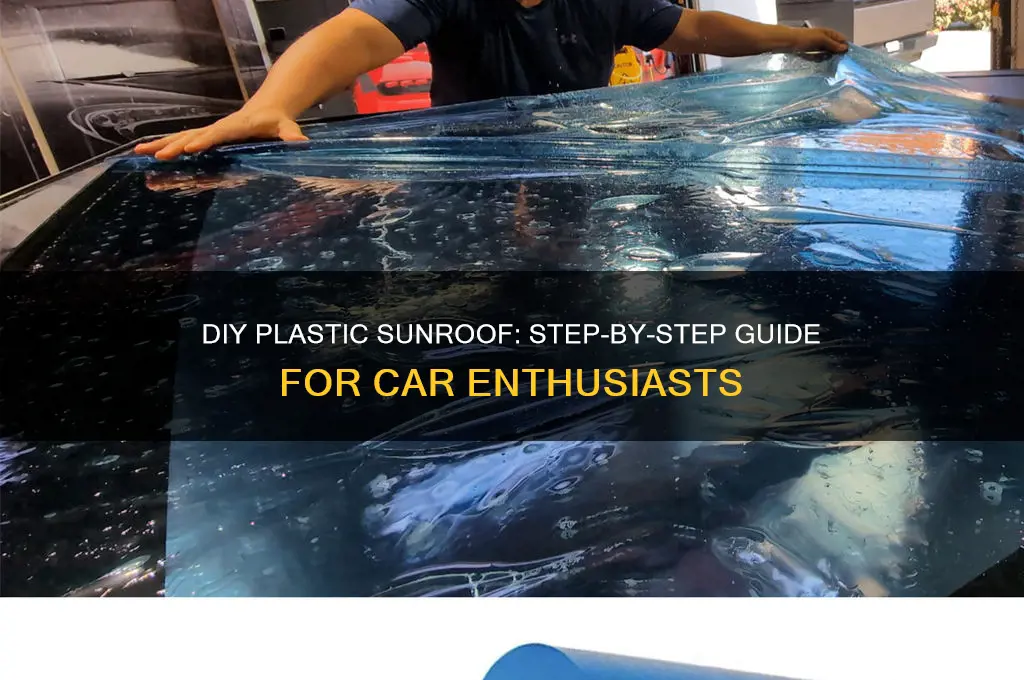 how to make a plastic sunroof