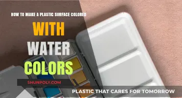 Coloring Plastic Surfaces: A Creative Guide to Watercolor Techniques