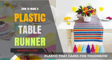 DIY Plastic Table Runner: Easy Steps for a Stylish Table Setting