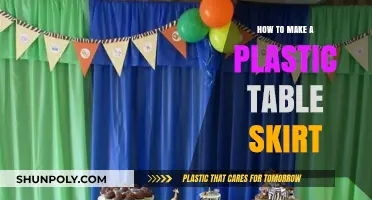 DIY Plastic Table Skirt: Easy Steps for a Polished Look