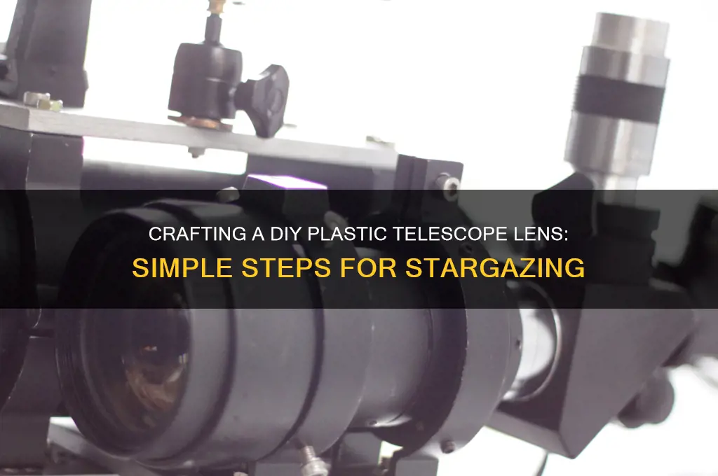 how to make a plastic telescope lens