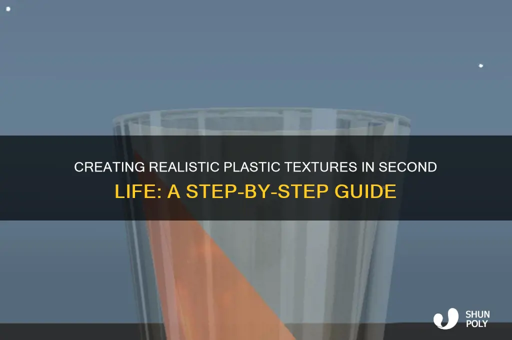 how to make a plastic texture second life