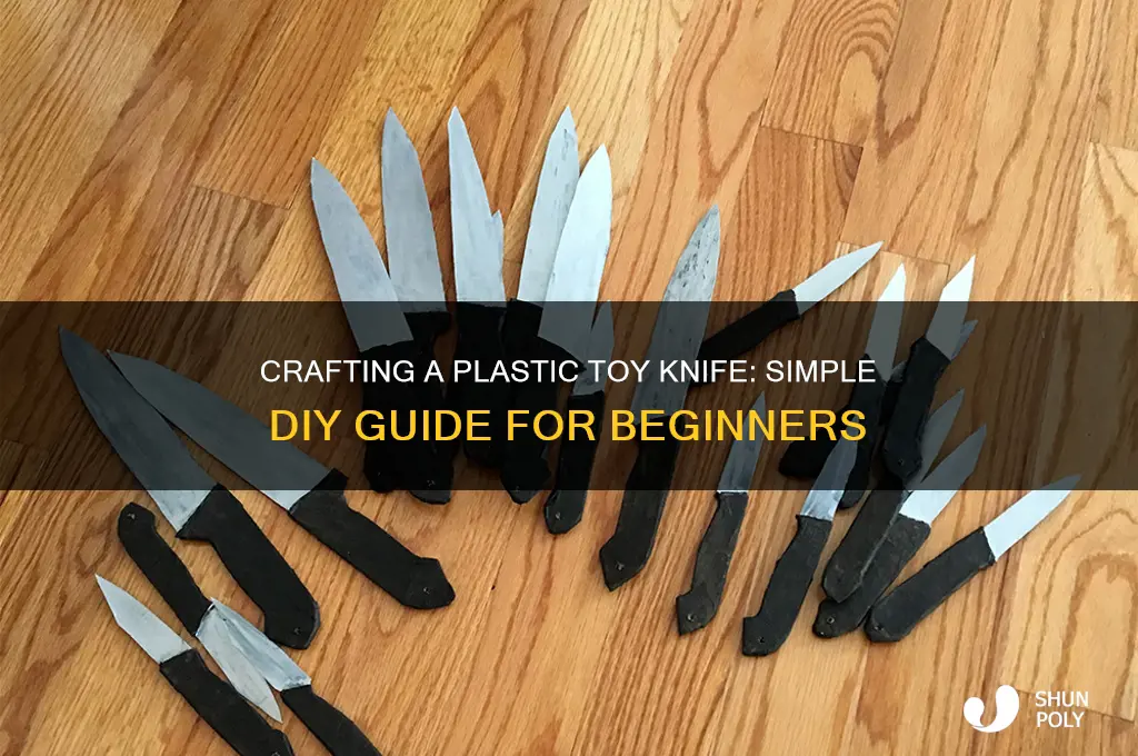 how to make a plastic toy knife