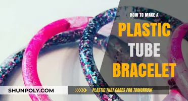 Crafting a Stylish Plastic Tube Bracelet: Easy DIY Guide