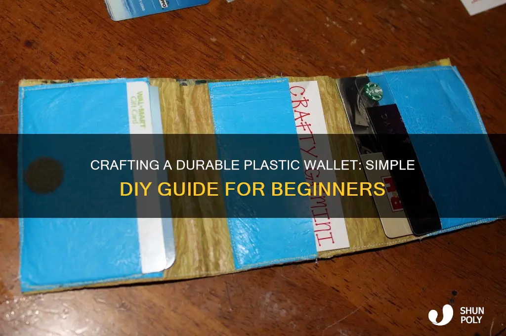 how to make a plastic wallet