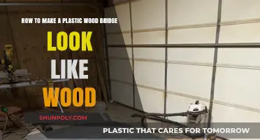 Transforming Plastic Wood Bridges: Achieving a Realistic Wood Finish