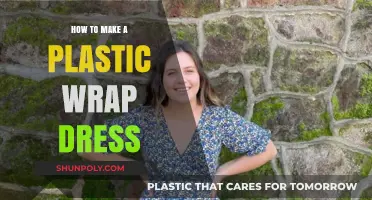 Crafting a Chic Plastic Wrap Dress: Easy DIY Tutorial