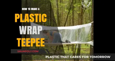 Crafting a DIY Plastic Wrap Teepee: Easy Step-by-Step Guide