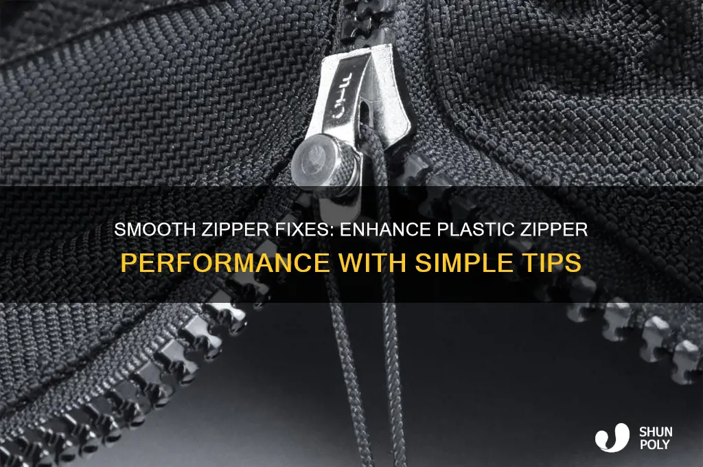 how to make a plastic zipper work better