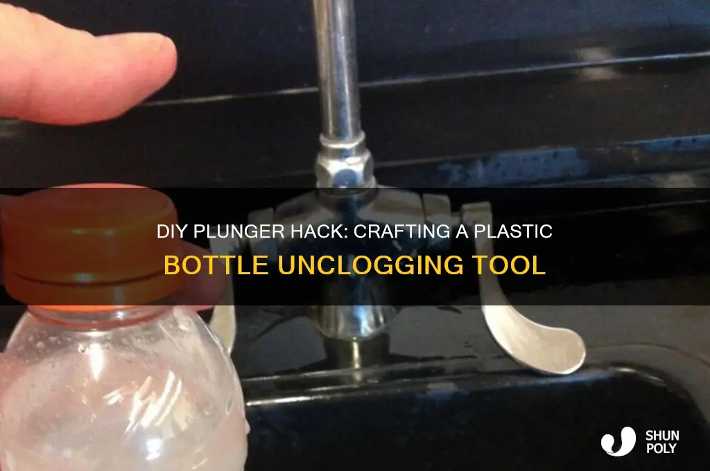 how to make a plunger out of a plastic bottle