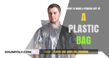 Eco-Friendly DIY: Crafting a Poncho from Plastic Bags Easily