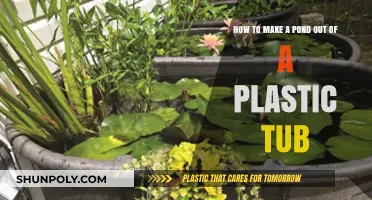 DIY Backyard Oasis: Creating a Pond Using a Plastic Tub