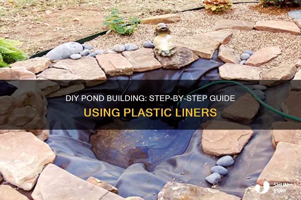 how to make a pond with plastic liner