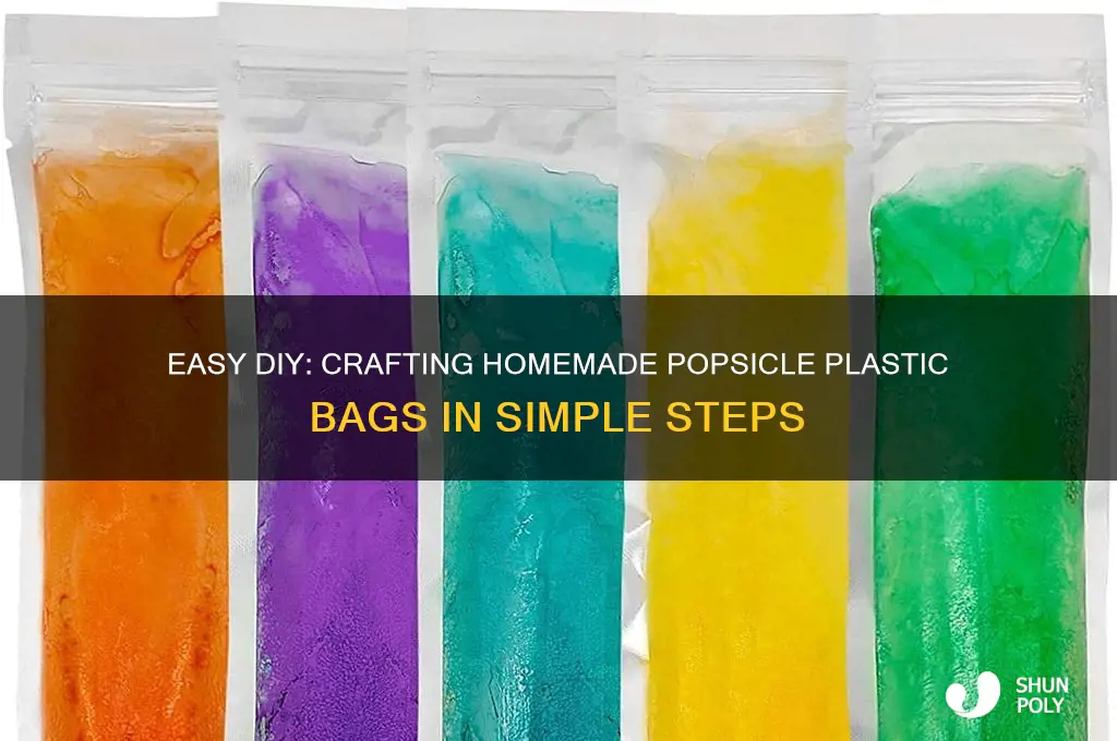 how to make a popsicle plastic bag