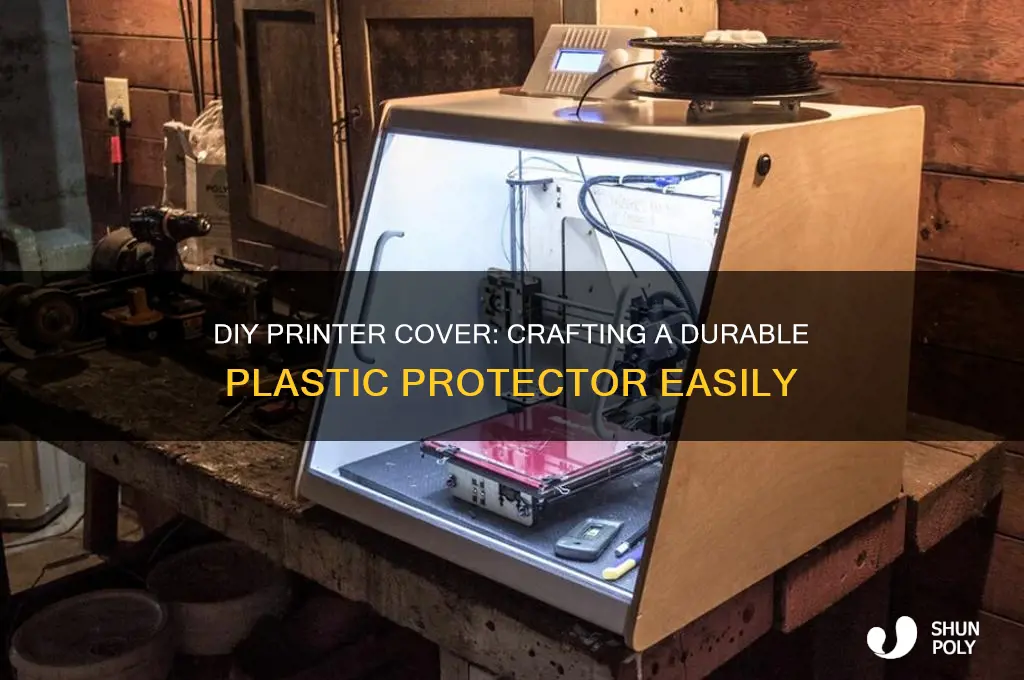 how to make a printer cover out of heavy plastic