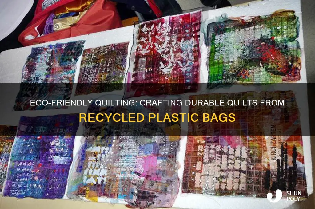 how to make a quilt out of plastic bags