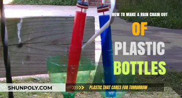 Eco-Friendly DIY: Crafting a Rain Chain from Plastic Bottles