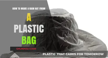 DIY Rain Hat: Crafting a Waterproof Headwear from Plastic Bags