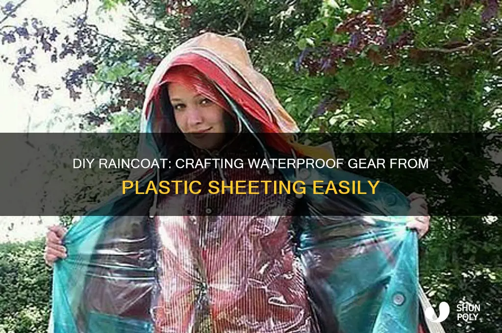 how to make a raincoat b out of plastic sheeting