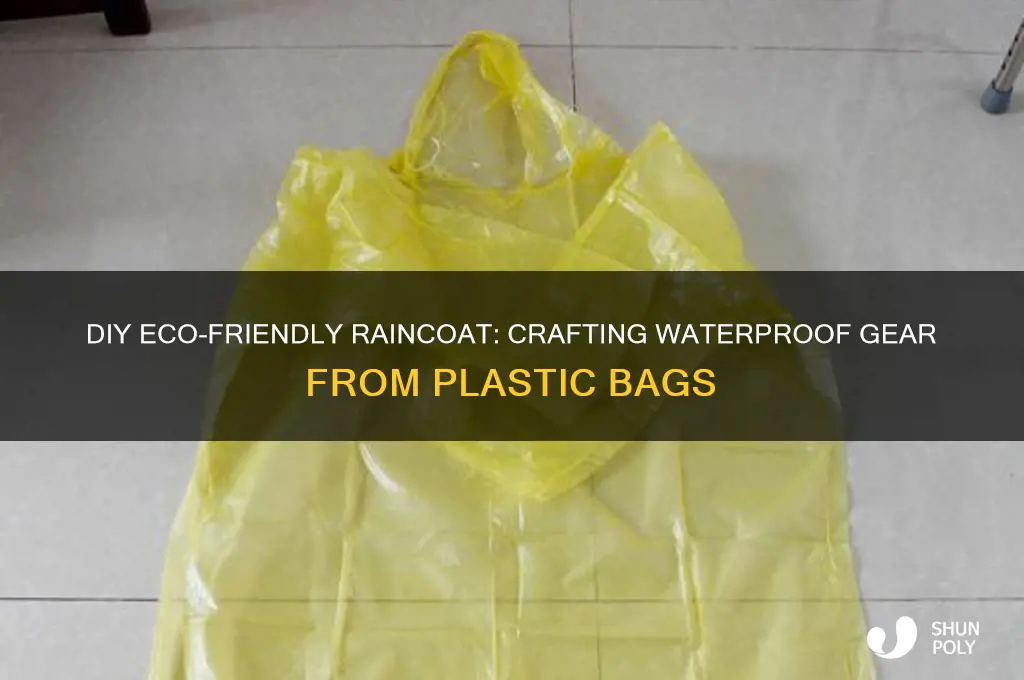 how to make a raincoat from plastic bags