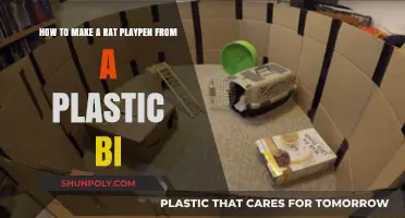 DIY Rat Playpen: Transform a Plastic Bin into a Fun Space