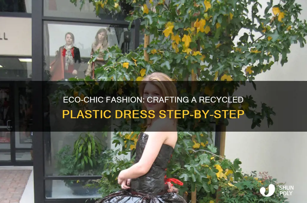 how to make a recycled dress out of plastic
