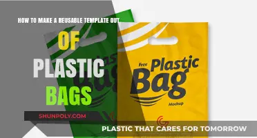 Eco-Friendly Crafting: Transforming Plastic Bags into Reusable Templates