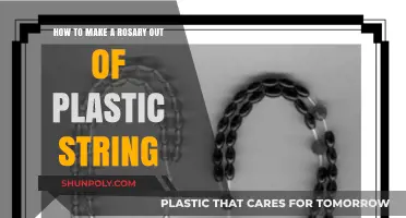 Crafting a Rosary: DIY Guide Using Plastic String