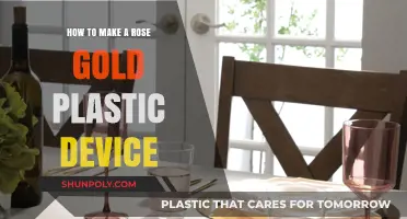 Crafting Rose Gold Elegance: DIY Plastic Device Transformation Guide
