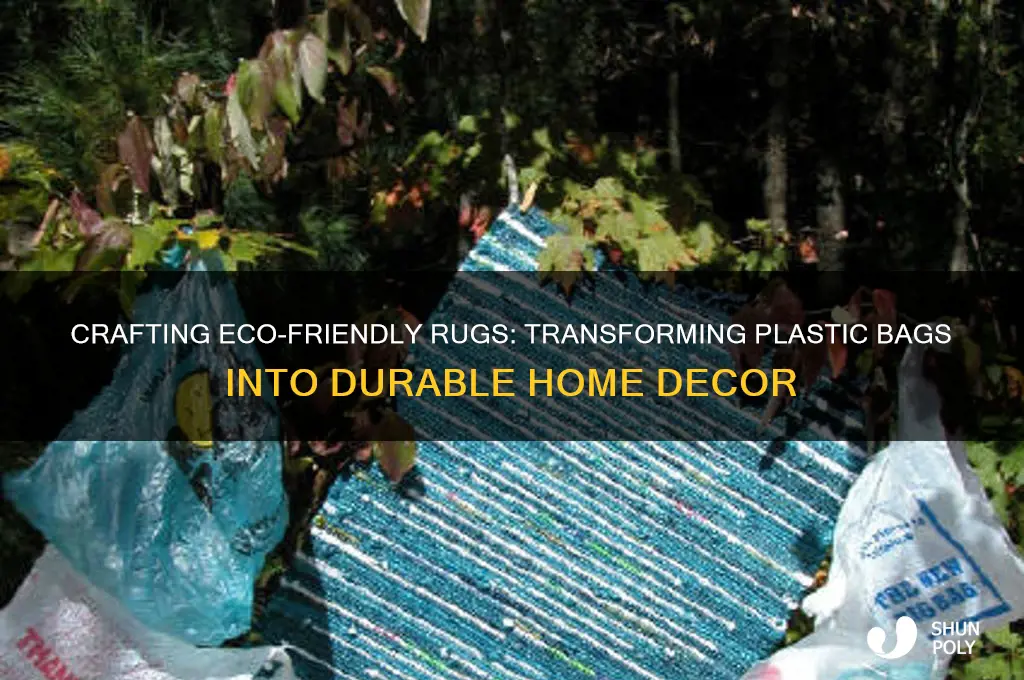 how to make a rug out of recycled plastic bags