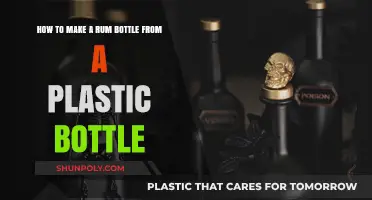 DIY Rum Bottle: Transforming Plastic Bottles into Stylish Containers
