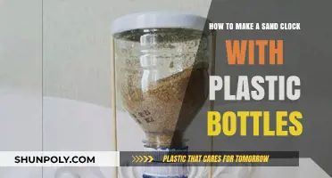 DIY Sand Clock: Crafting Time with Recycled Plastic Bottles