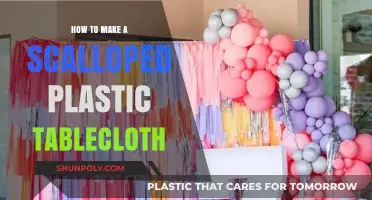 DIY Scalloped Plastic Tablecloth: Easy Crafting Guide for Beginners