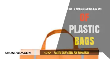 Eco-Friendly DIY: Crafting a Durable School Bag from Plastic Bags