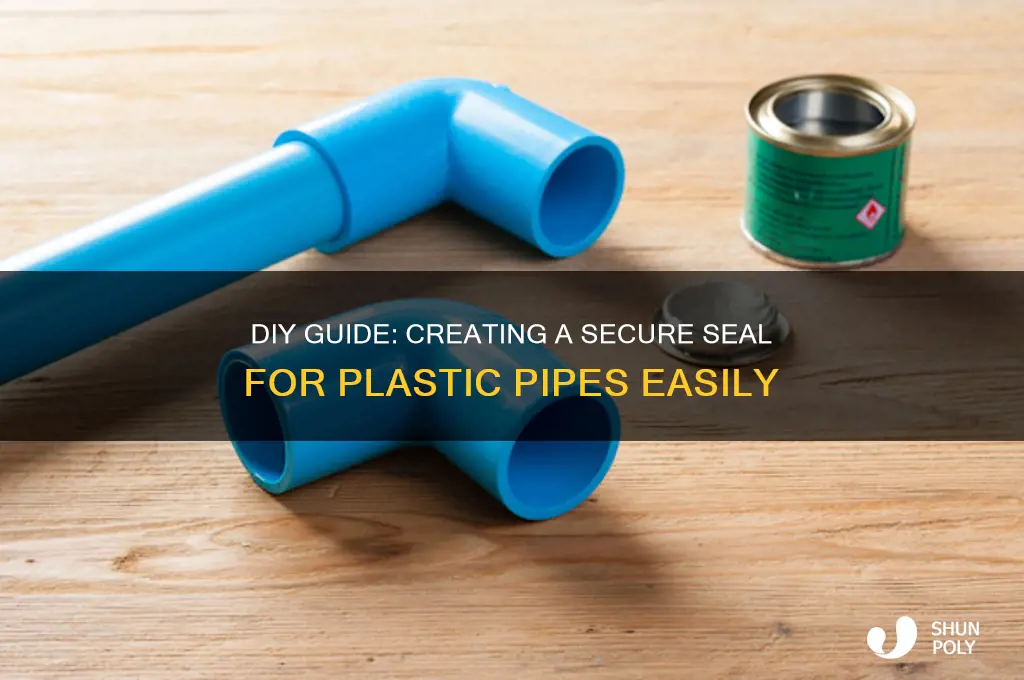 how to make a seal for plastic pipes