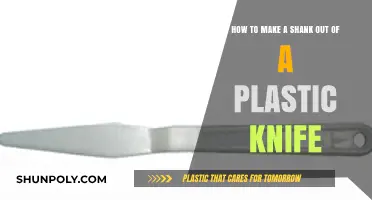 Crafting a Shank: Transforming a Plastic Knife into a Tool