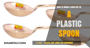 Crafting a Shiv: Turning a Plastic Spoon into a Sharp Tool