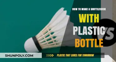 DIY Shuttlecock: Crafting with Recycled Plastic Bottles at Home