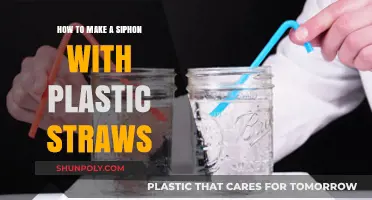 DIY Siphon Creation: Using Plastic Straws for Easy Fluid Transfer