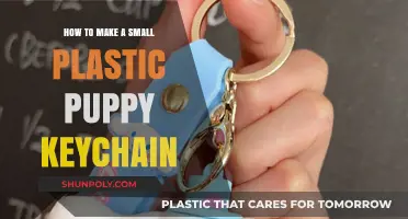 Crafting a Cute Plastic Puppy Keychain: Simple DIY Guide