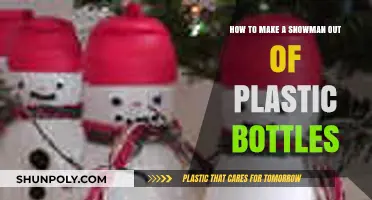 Eco-Friendly Snowman Craft: Create Winter Magic with Plastic Bottles