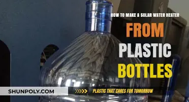 DIY Solar Water Heater: Crafting Eco-Friendly Warmth with Plastic Bottles