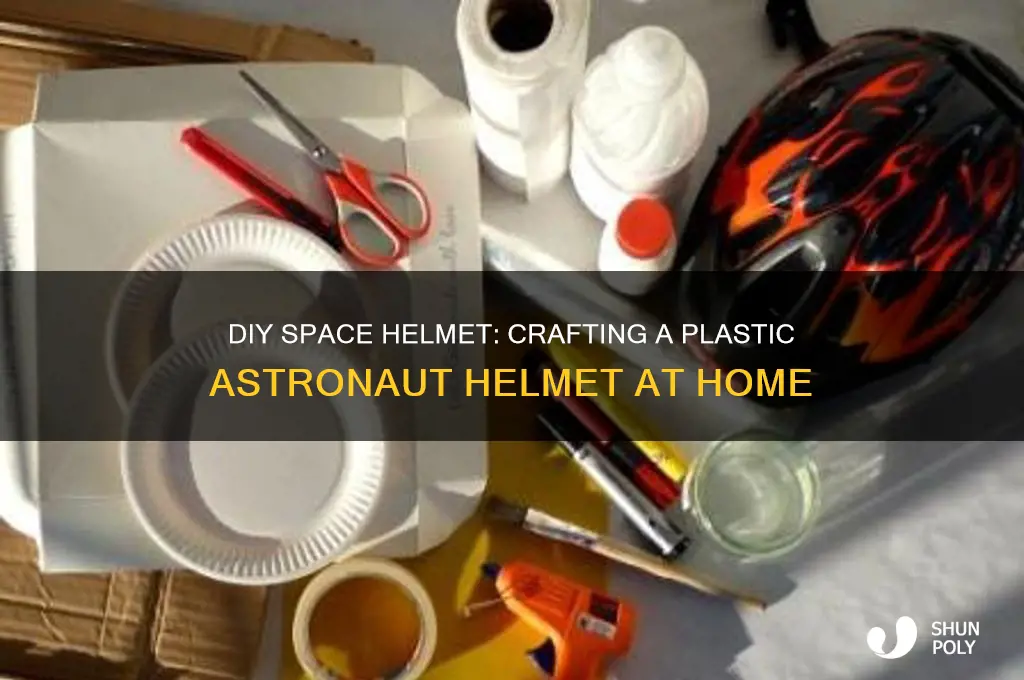 how to make a space helmet out of plastic