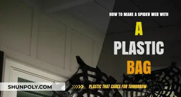 Crafting a Spider Web from a Plastic Bag: Easy DIY Guide