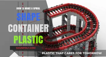 Crafting Spiral Containers: Plastic Twists and Turns