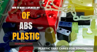 Crafting Splinters from ABS Plastic: A Step-by-Step DIY Guide