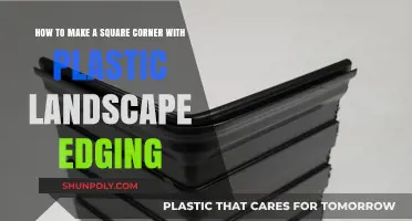 Perfect Square Corners: Easy Guide to Plastic Landscape Edging