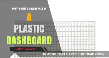 DIY Guide: Cutting Perfect Square Holes in Plastic Dashboards Easily